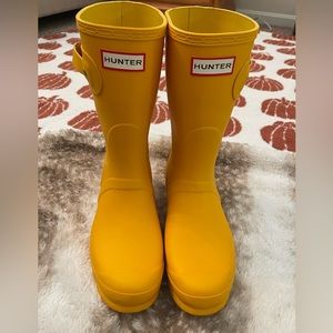 Hunter- Womens original short waterproof rain boot